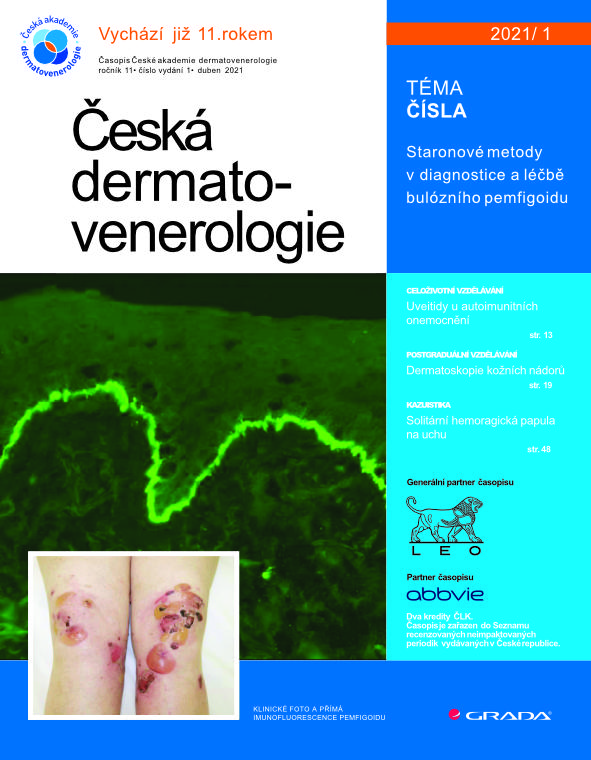 Česká dermatovenerologie 2021/1