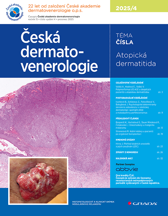 Česká dermatovenerologie 2025/4